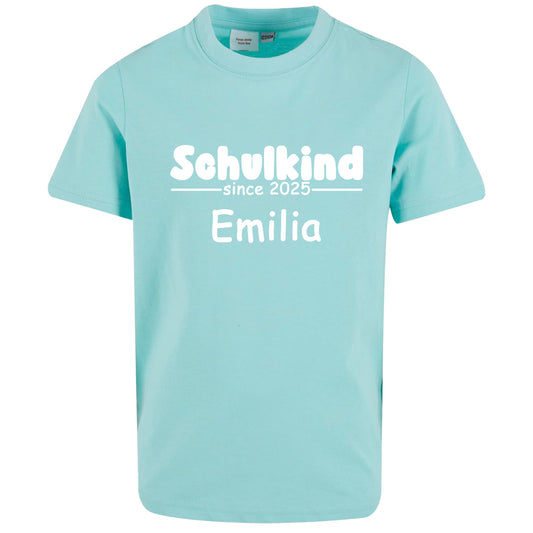 Kids T-Shirt -  Schulkind 2025 mit Namen