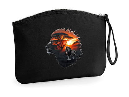 Kosmetiktasche - Löwe - Nicht aufgeben