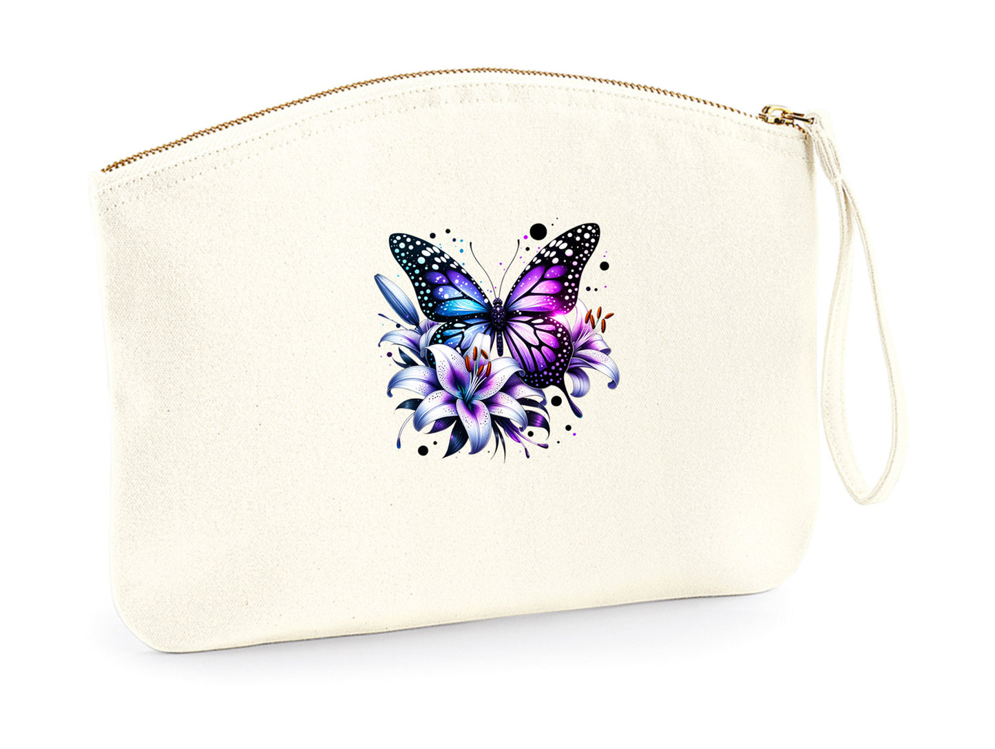 Kosmetiktasche - Purple Butterfly