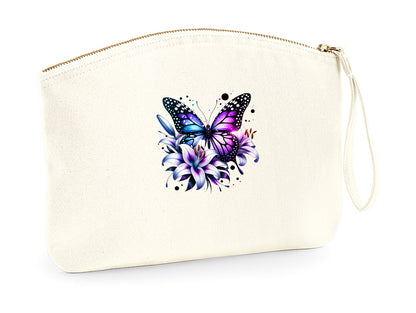 Kosmetiktasche - Purple Butterfly