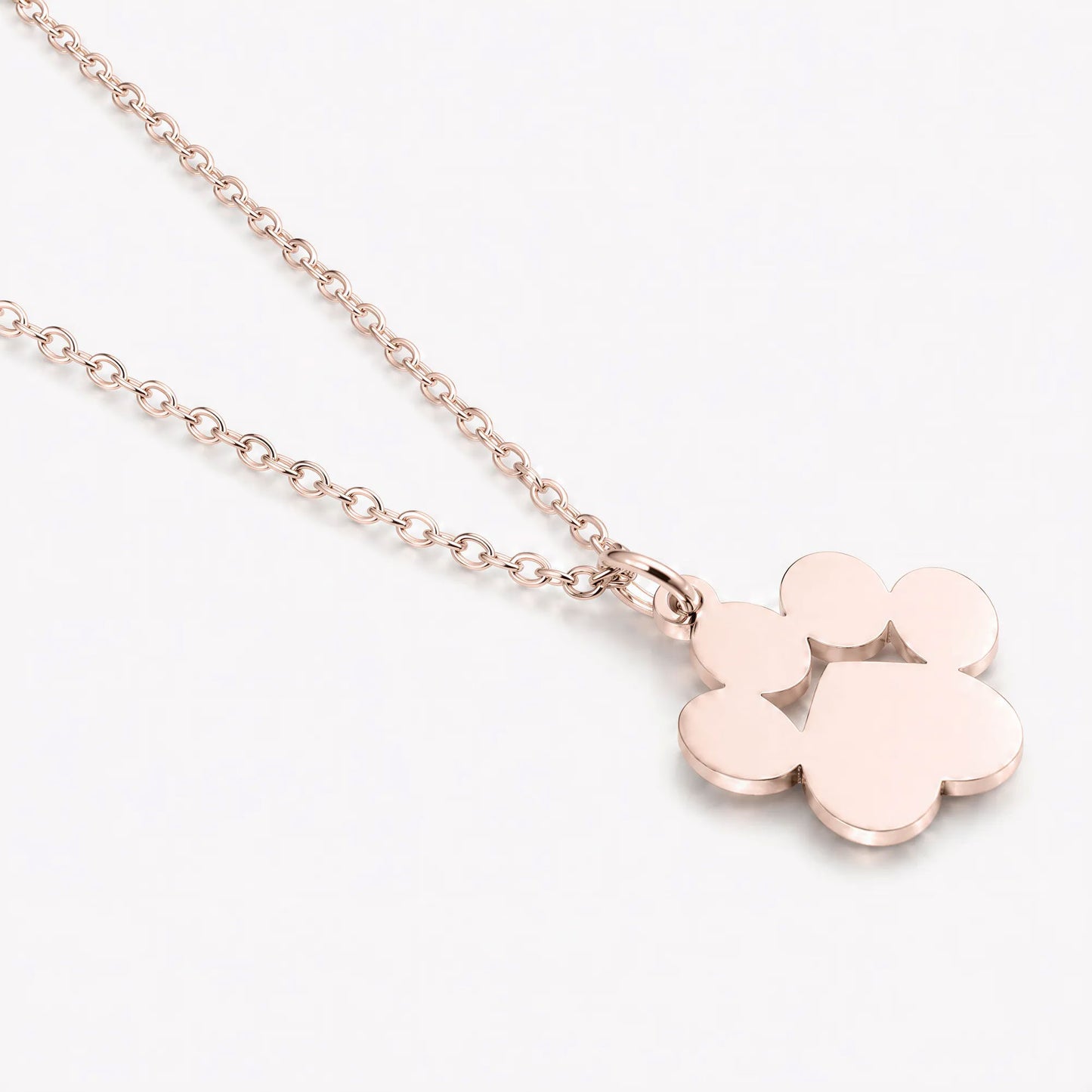 Personalisierte Pfoten Halskette mit Gravur – Edelstahl Schmuck für Hundemama & Katzenmama