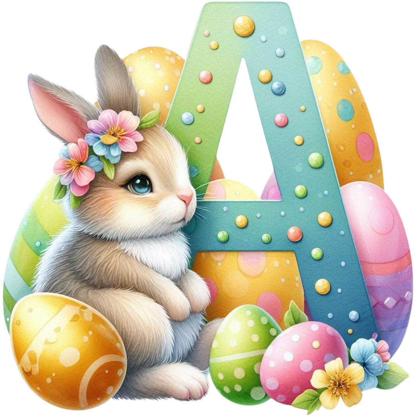 Tasse - Ostern Easter Buchstaben A - Z