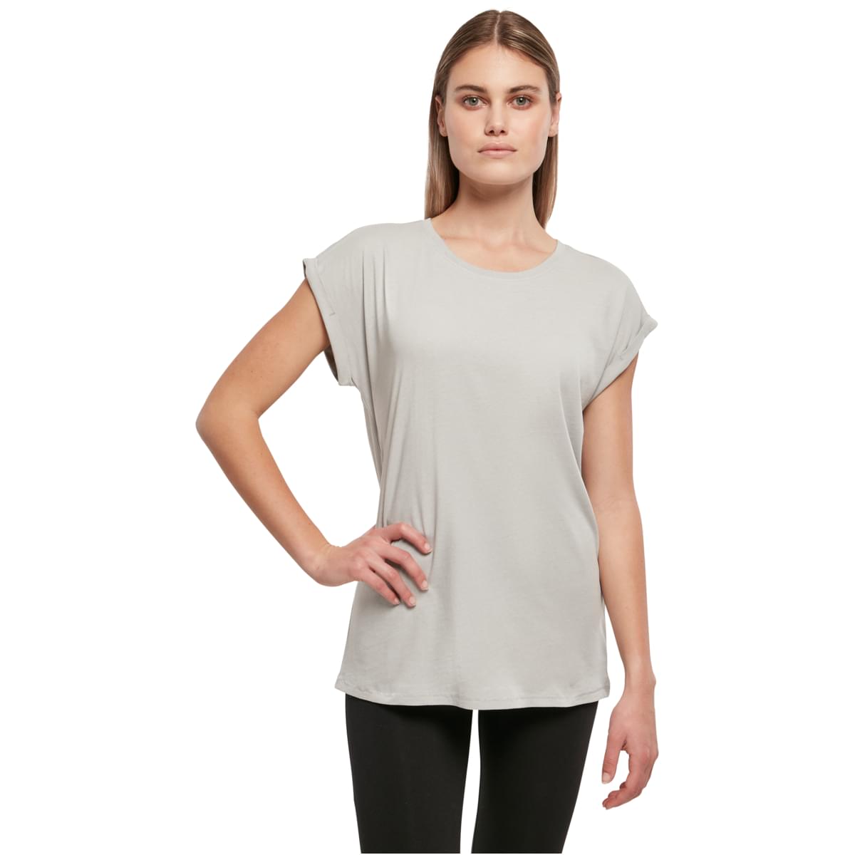 Ladies Extended Shoulder T-Shirt - Wunschmotiv