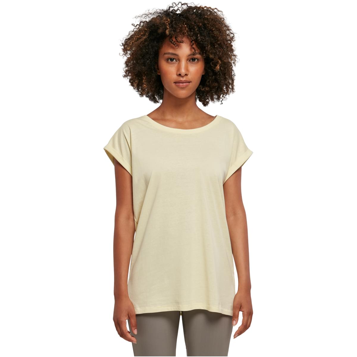 Ladies Extended Shoulder T-Shirt - Wunschmotiv