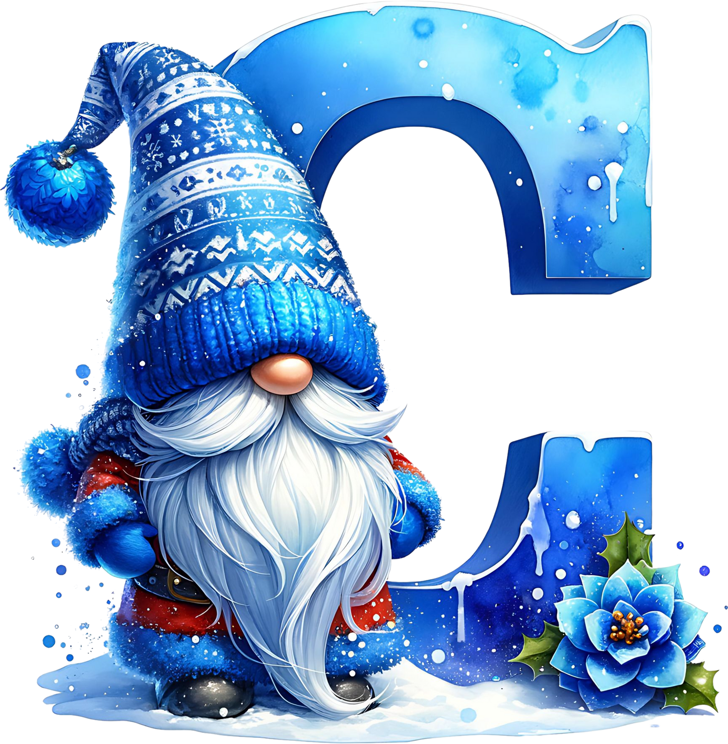 Tasse - Wintertasse Buchstaben A - Z