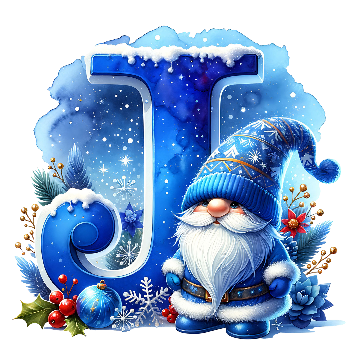 Tasse - Wintertasse Buchstaben A - Z