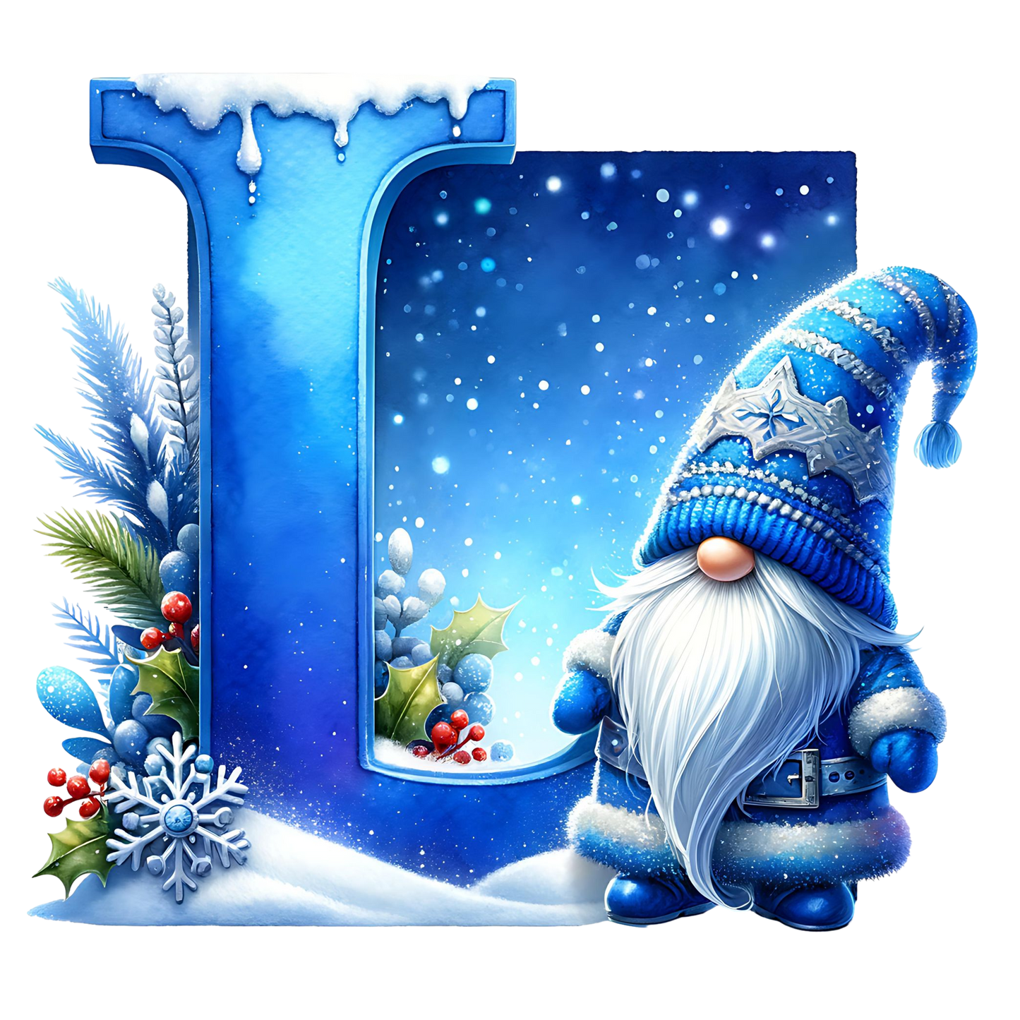 Tasse - Wintertasse Buchstaben A - Z