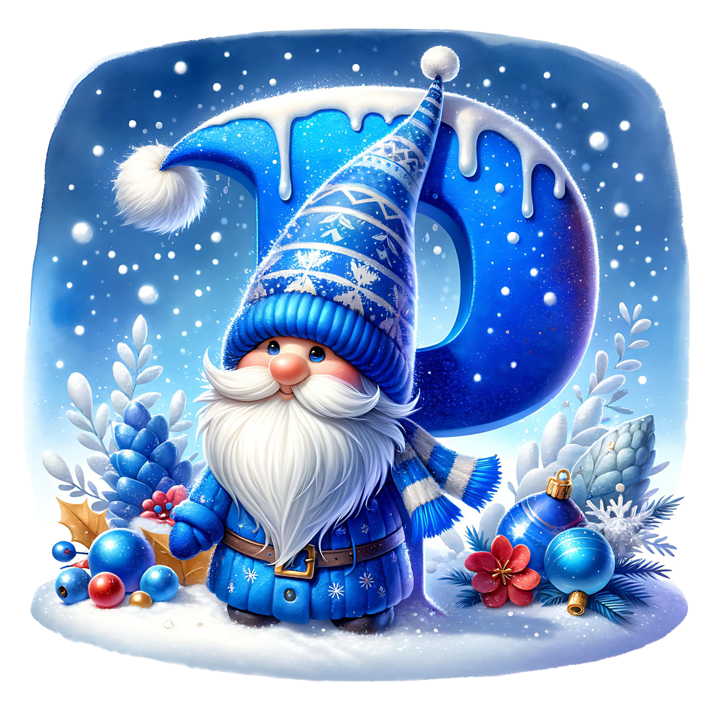 Tasse - Wintertasse Buchstaben A - Z