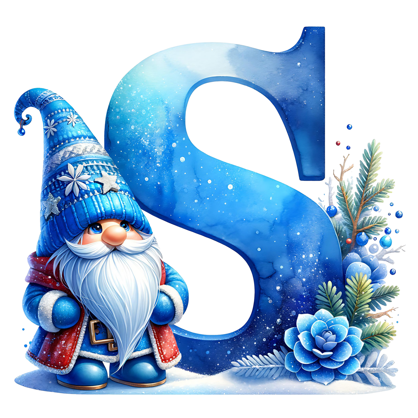 Tasse - Wintertasse Buchstaben A - Z