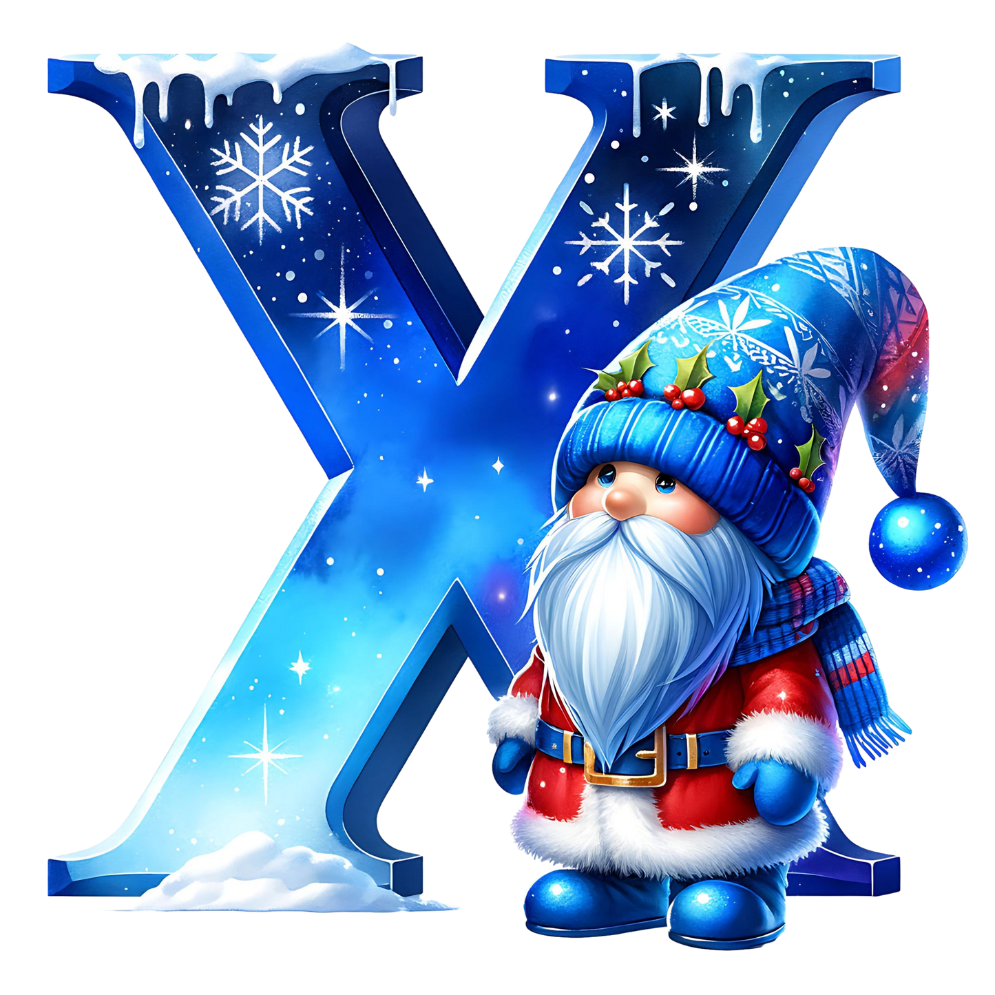 Tasse - Wintertasse Buchstaben A - Z