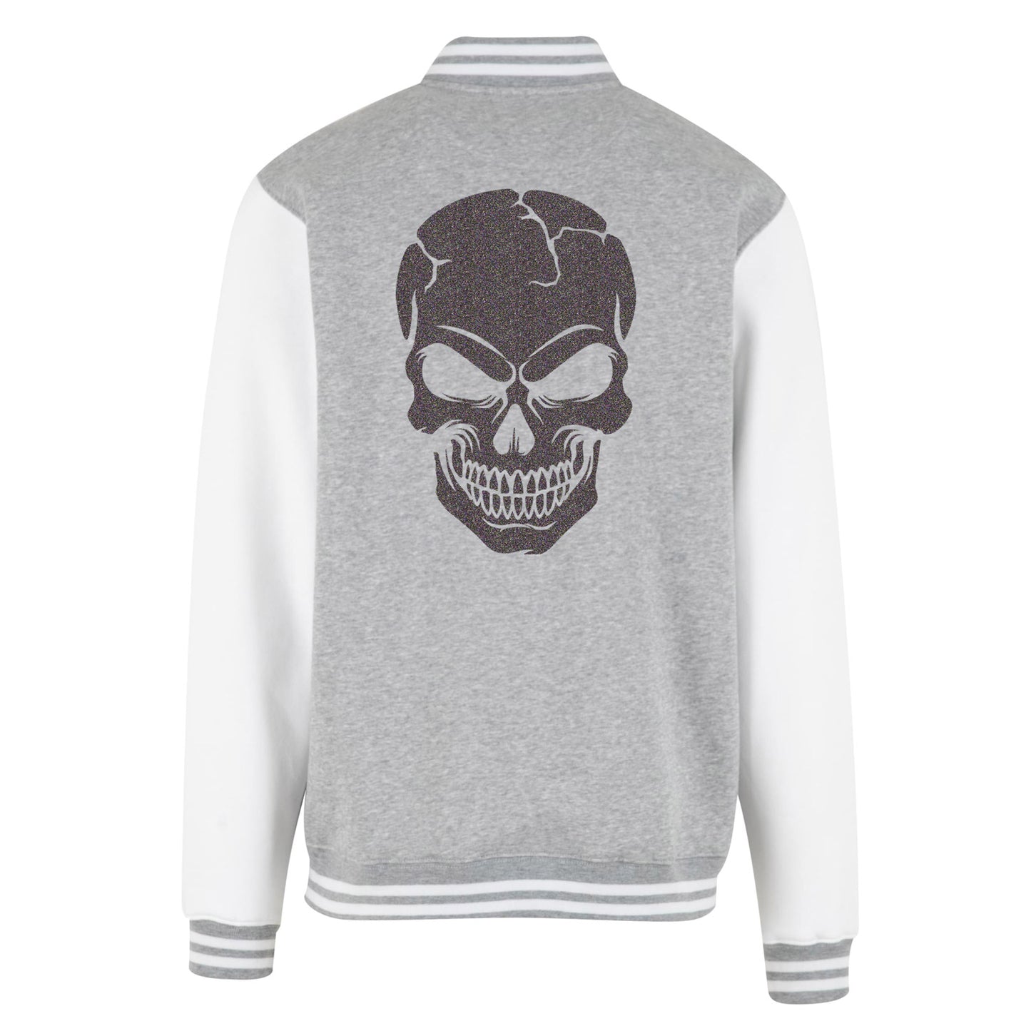 Collage Jacke - Skull Head - Multi Glitter