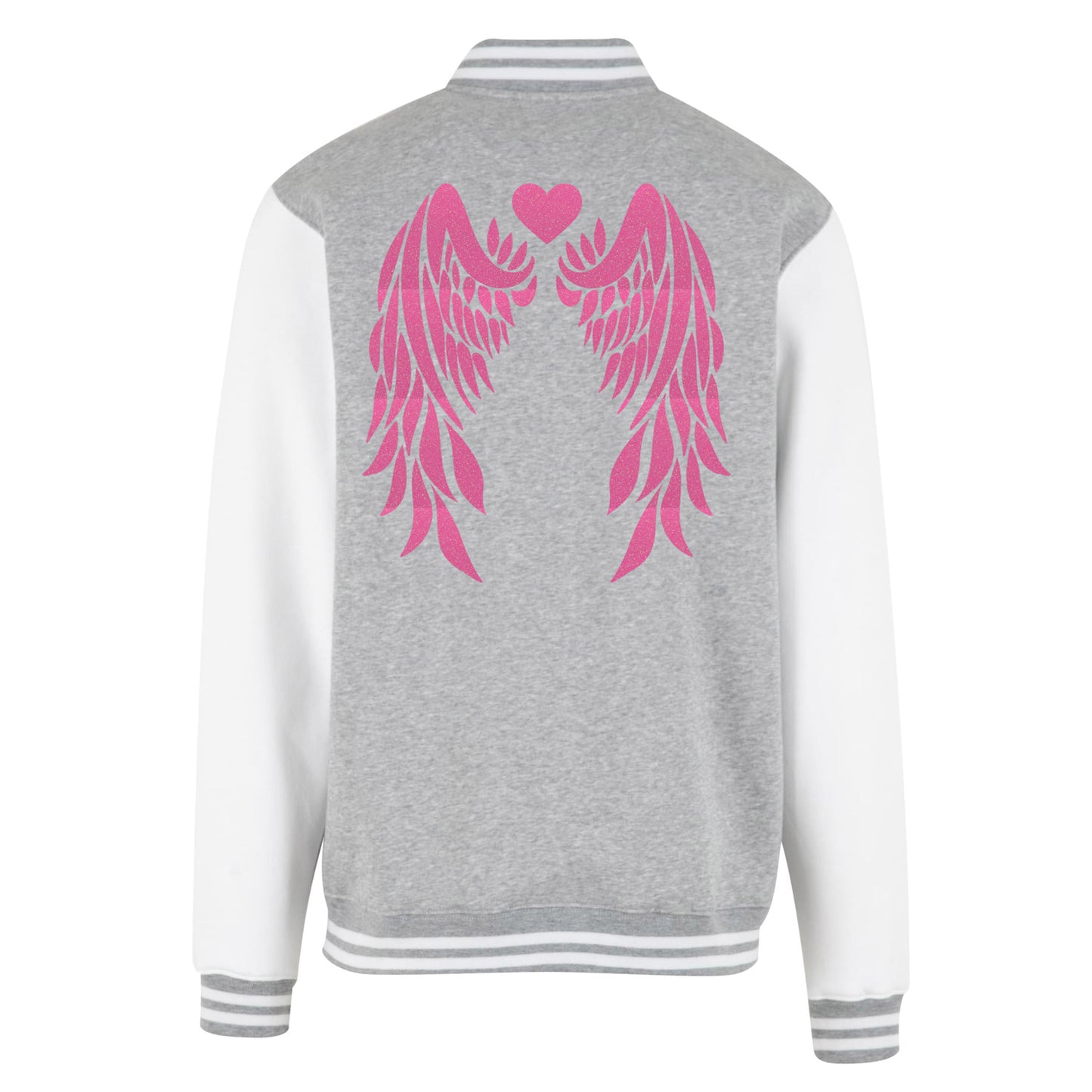 Collage Jacke - Angel Wings - Neon Rosa Glitter