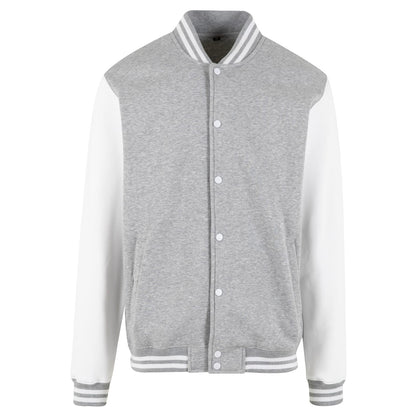 Collage Jacke - Skull Head - Weiß Rainbow Glitter