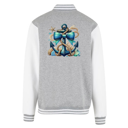 Collage Jacke - Anker Türkis