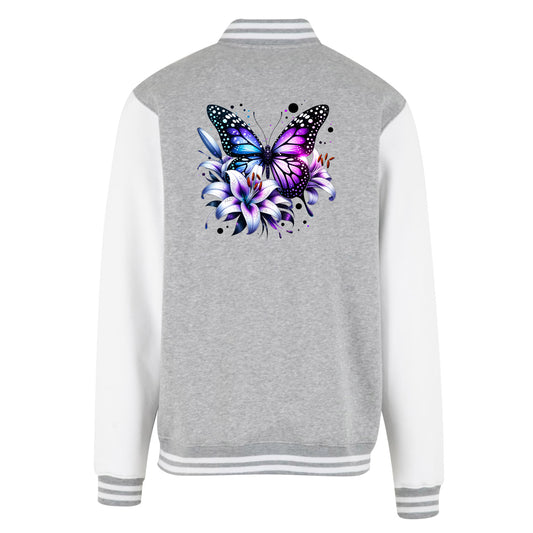 Collage Jacke - Purple Butterfly