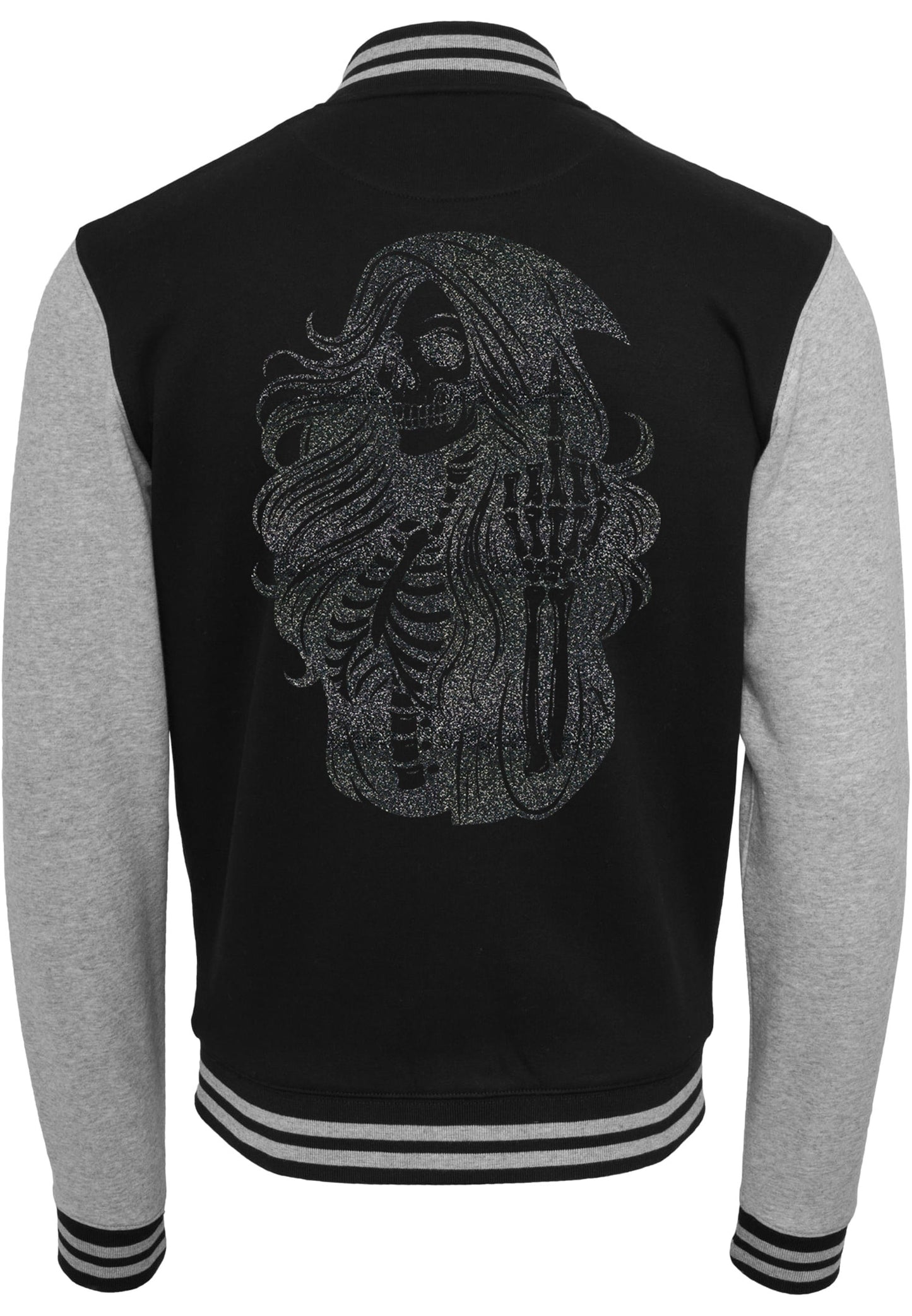 Collage Jacke - Skull Woman Mittelfinger