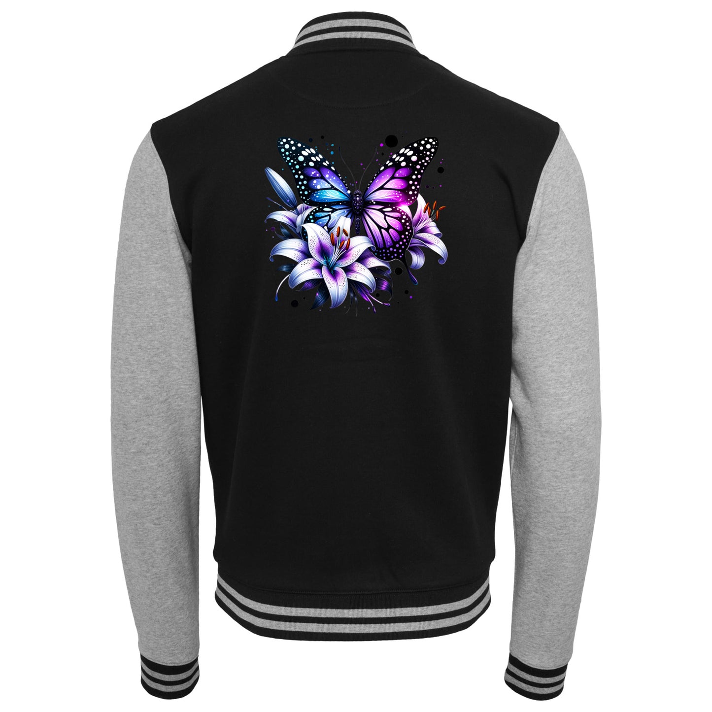 Collage Jacke - Purple Butterfly