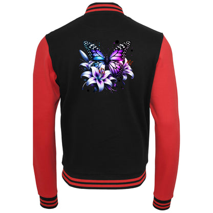 Collage Jacke - Purple Butterfly