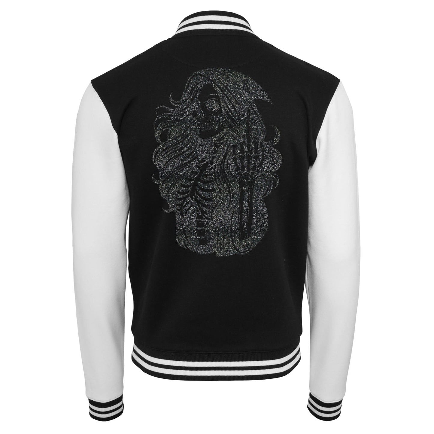 Collage Jacke - Skull Woman Mittelfinger
