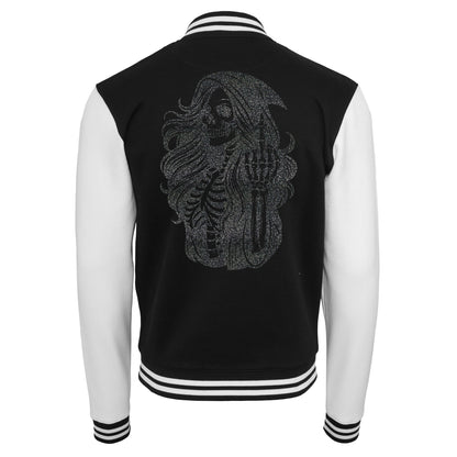 Collage Jacke - Skull Woman Mittelfinger