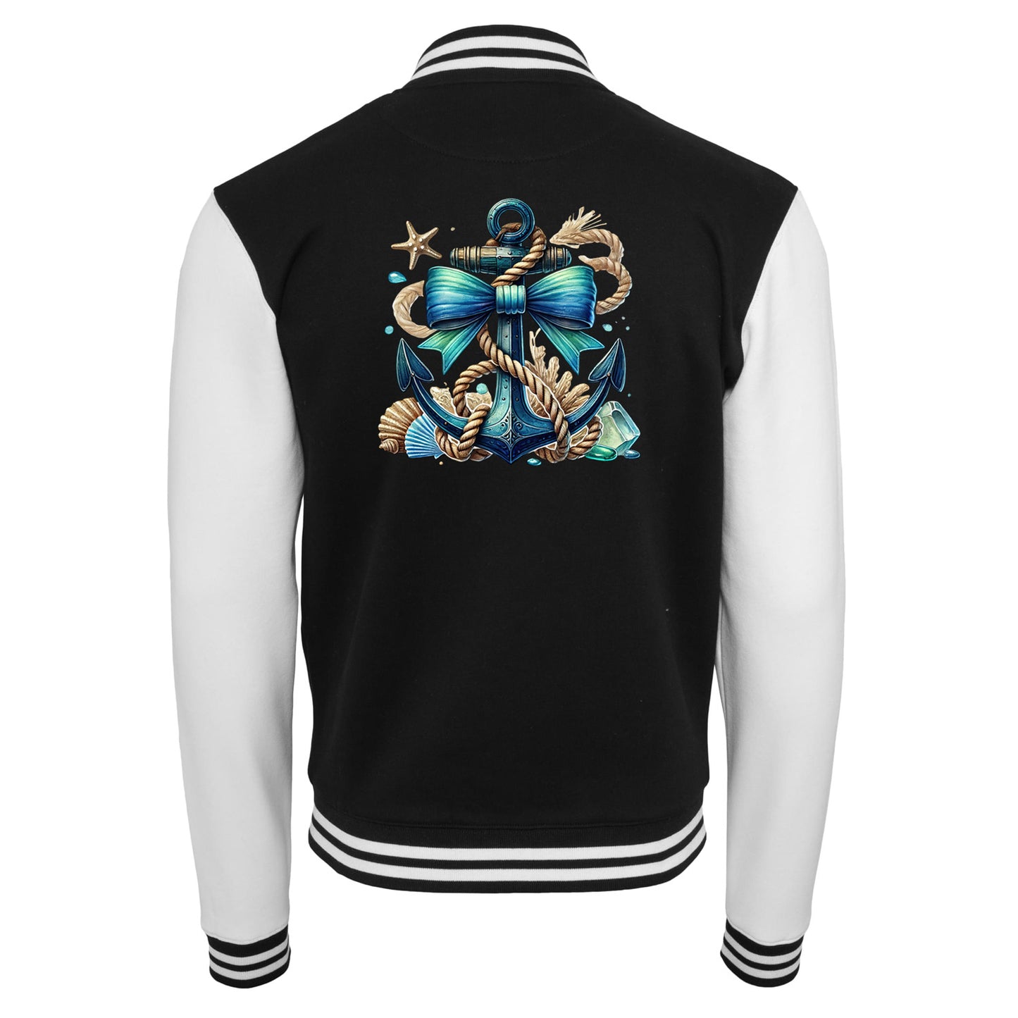 Collage Jacke - Anker Türkis