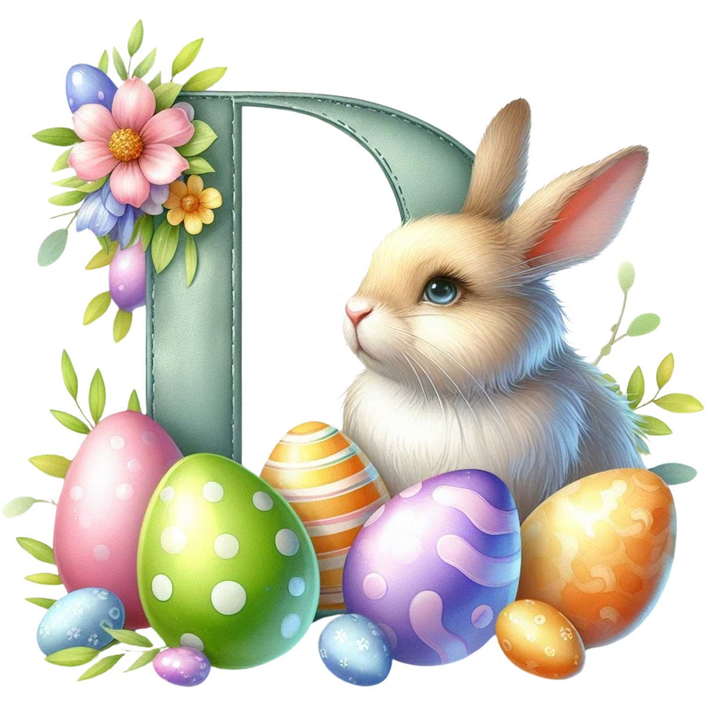 Tasse - Ostern Easter Buchstaben A - Z