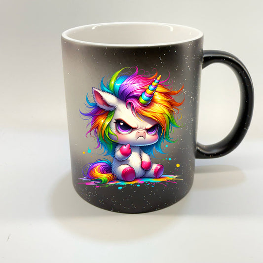 Tasse - Magic Tasse Schwarz - Einhorn