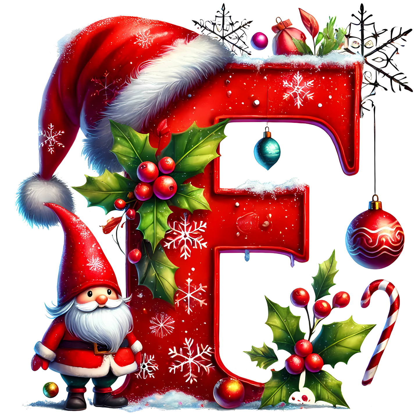 Tasse - Weihnachtstasse Buchstaben A - Z