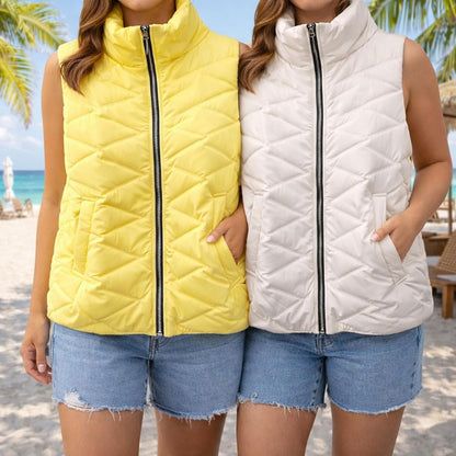 Steppweste Weste kurz