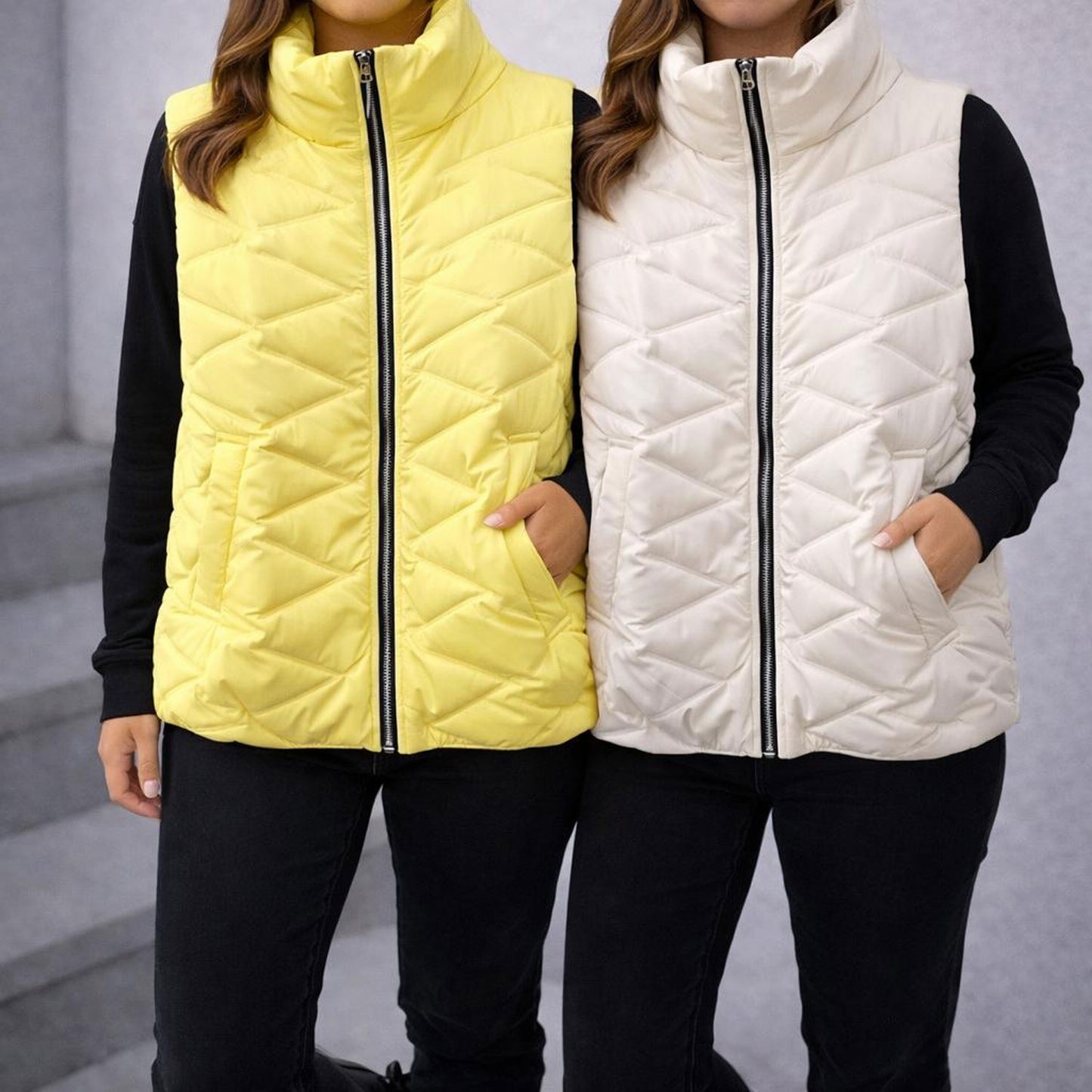 Steppweste Weste kurz