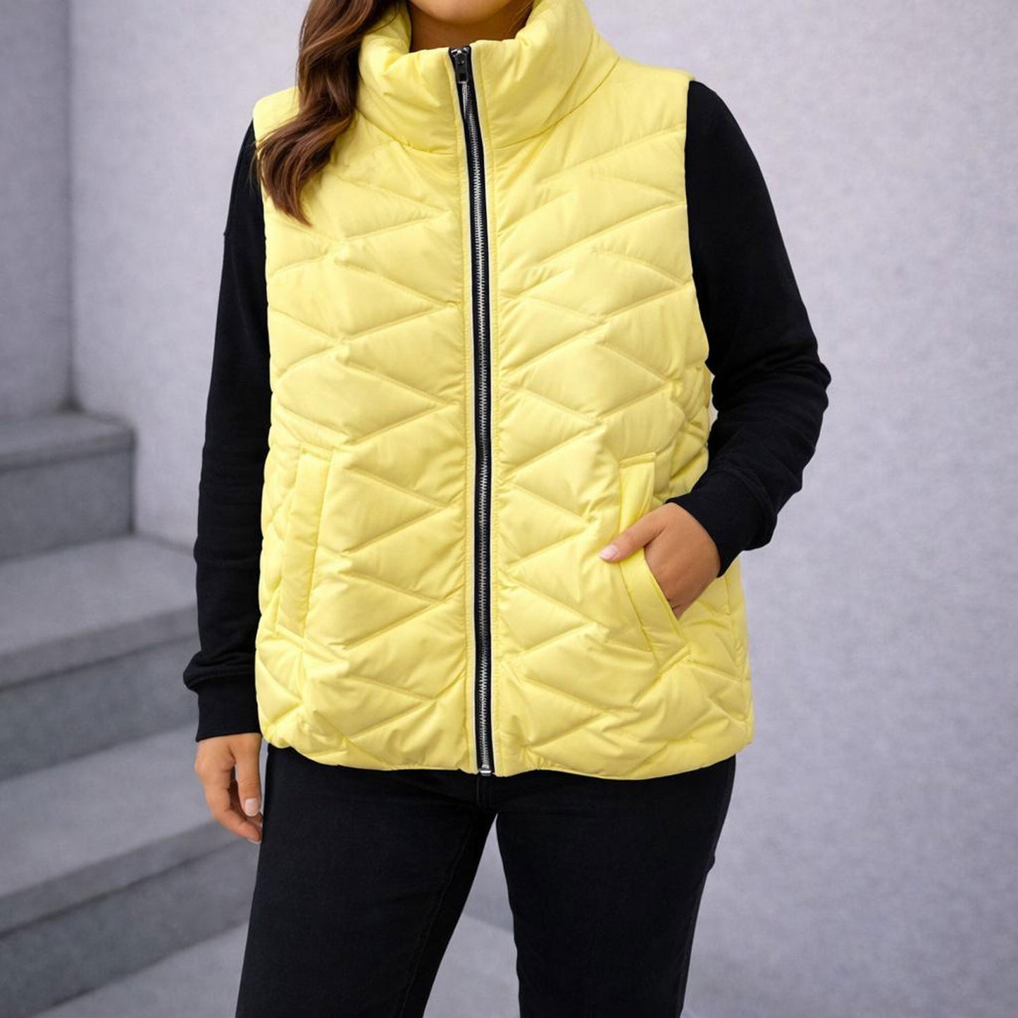 Steppweste Weste kurz