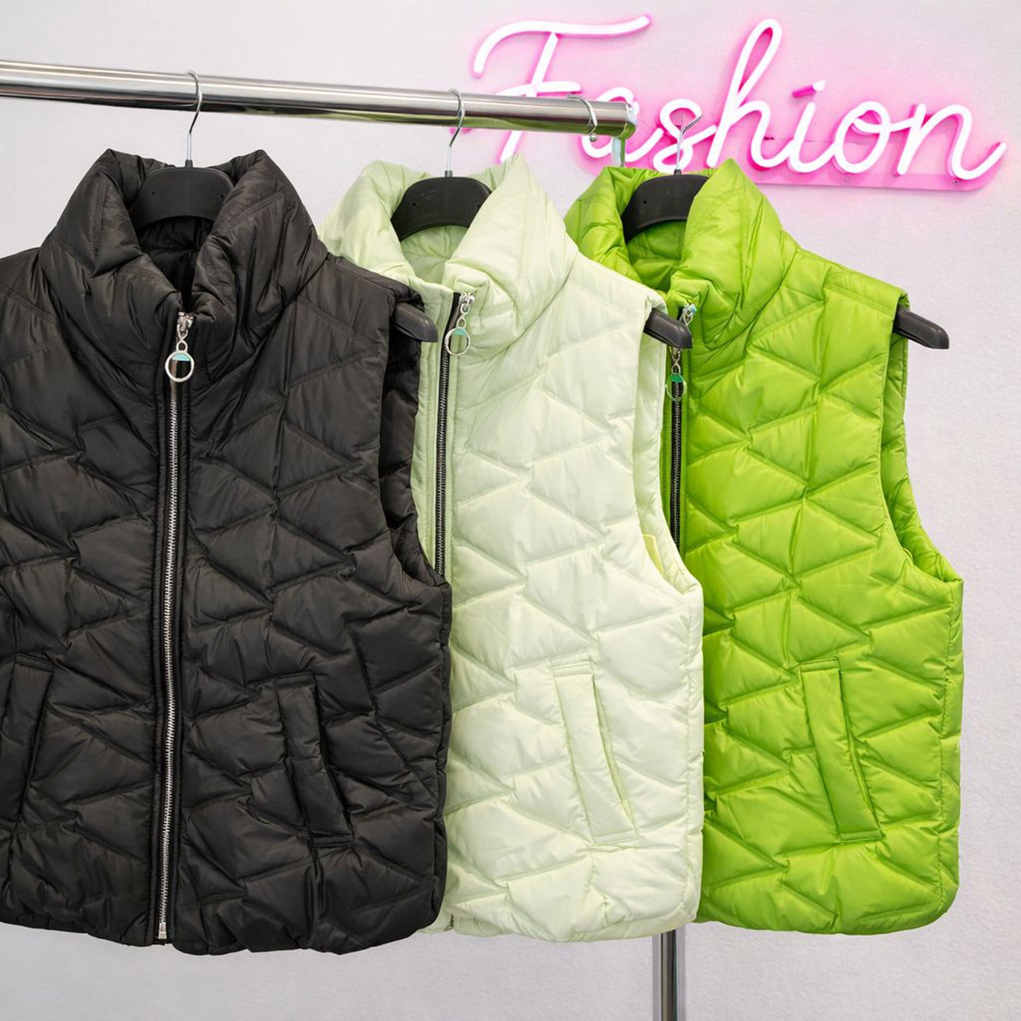 Steppweste Weste kurz