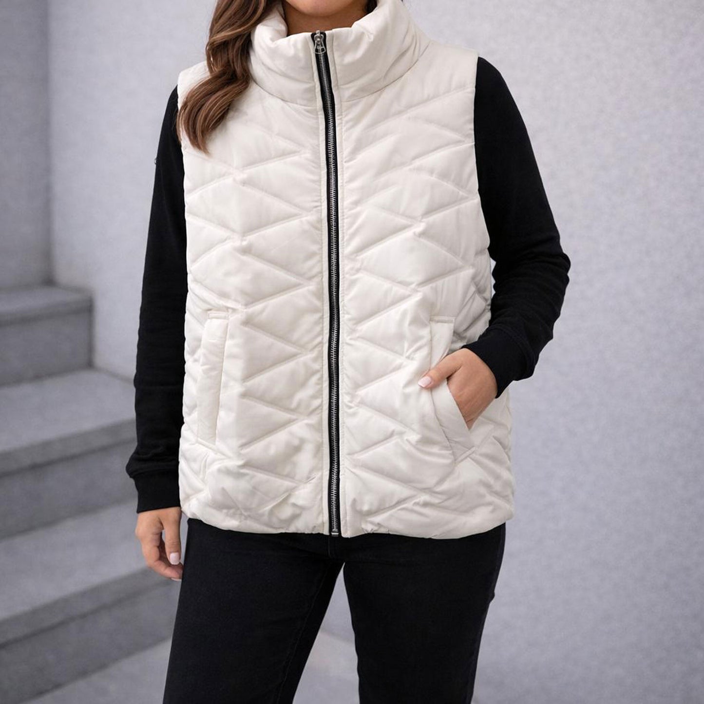 Steppweste Weste kurz