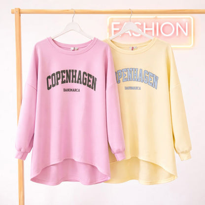 Sweatshirt Shirt Coppenhagen - Tragbar bis Größe 52 / 54