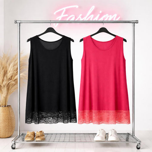 Damen Top mit Spitze Tragbar bis Größe 44 - 52