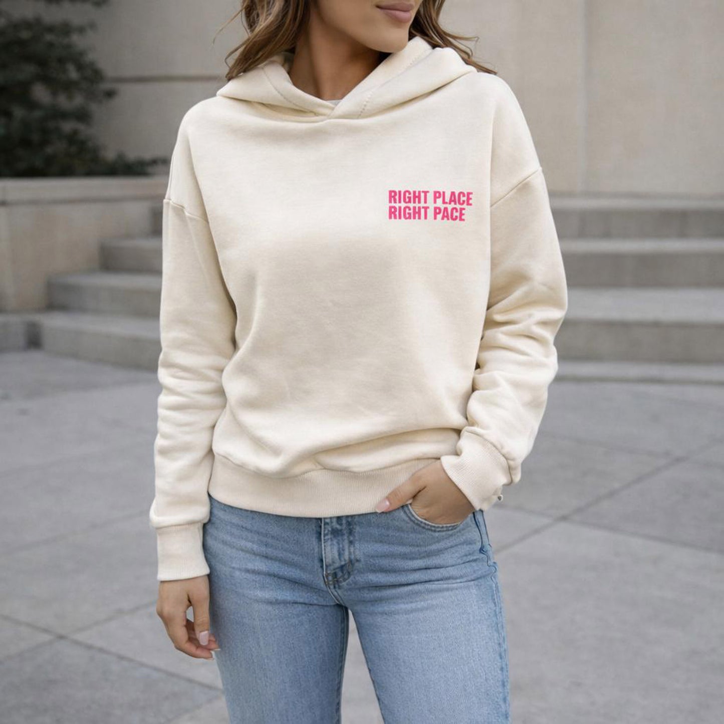 Hoodie Sweatshirt Right Place Tragbar von 36 - 44