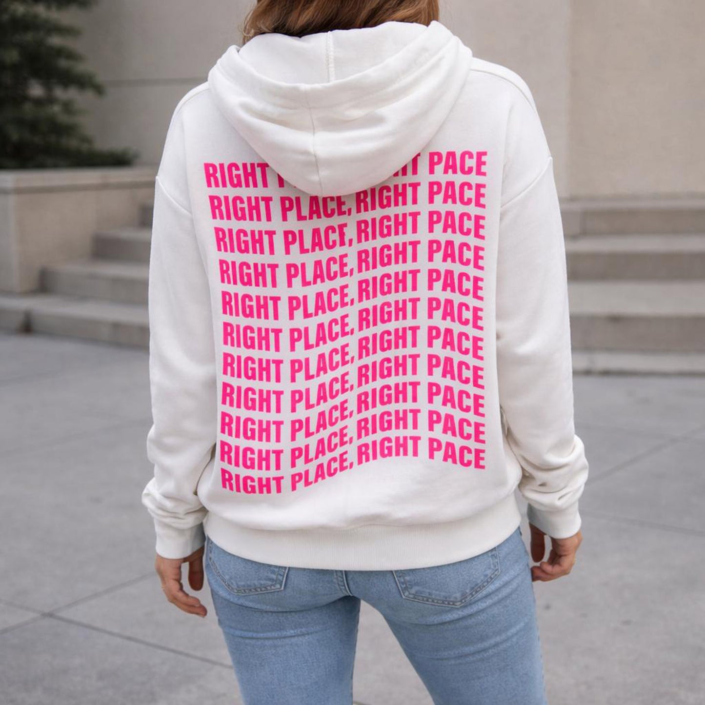 Hoodie Sweatshirt Right Place Tragbar von 36 - 44