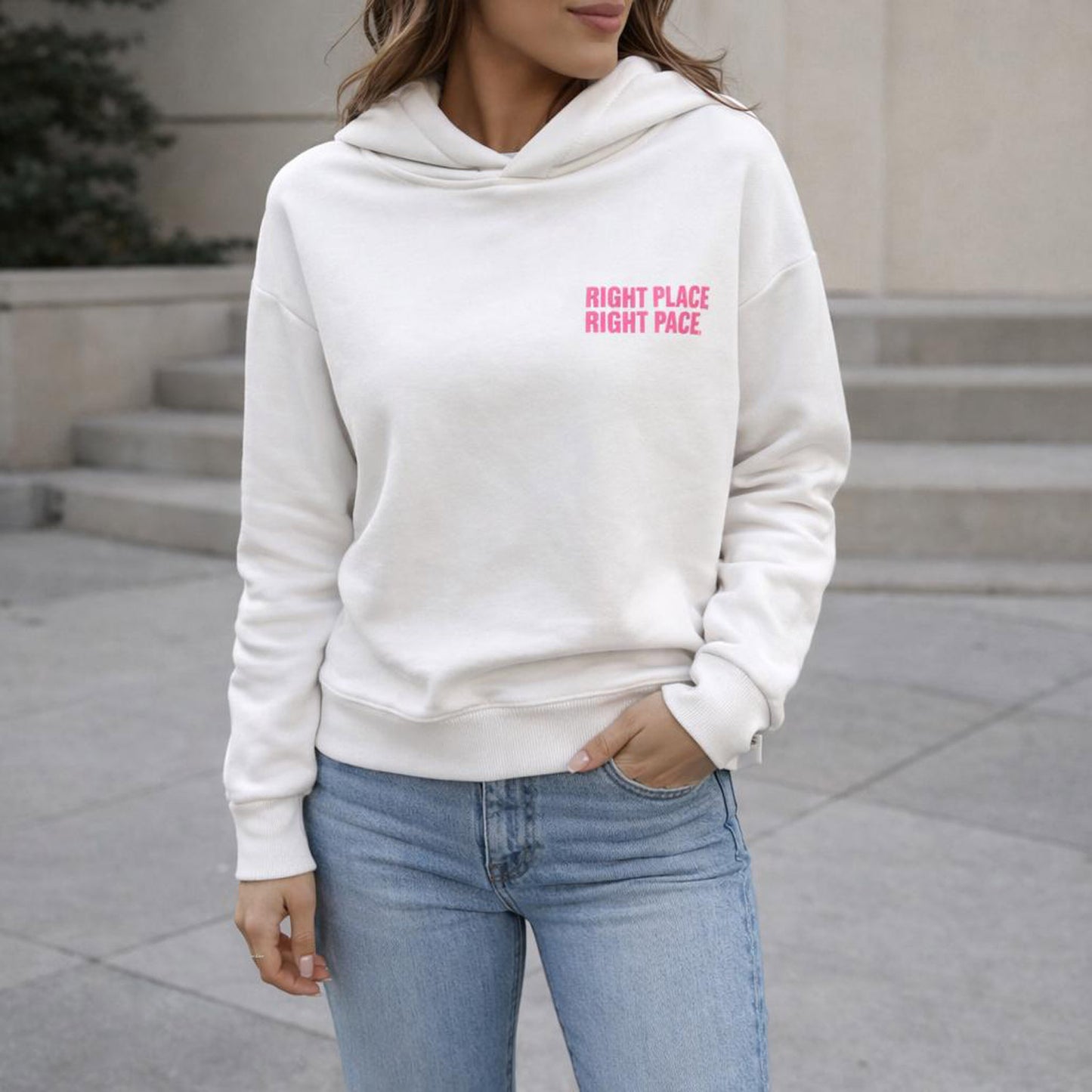 Hoodie Sweatshirt Right Place Tragbar von 36 - 44