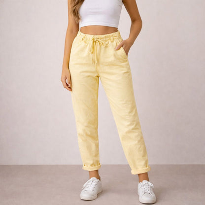 Stoffhose Hose Stretchhose - Glitzerkordel Tragbar bis Größe 44