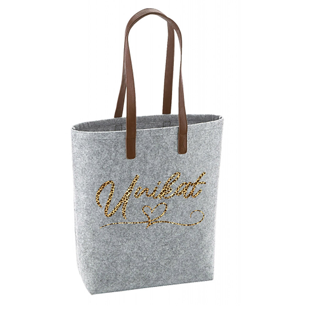 Filz Tasche - Unikat Druck