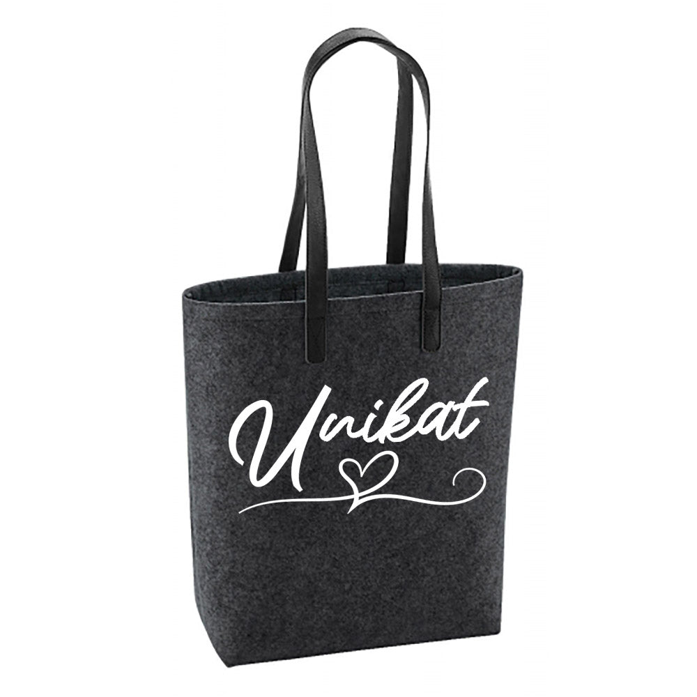 Filz Tasche - Unikat Druck