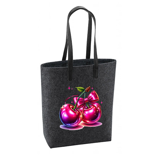 Filz Tasche - Pink Cherry