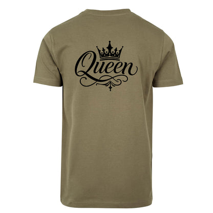 Statement Queen Krone  T-Shirt Shirt Frontprint & Backprint | Unisex