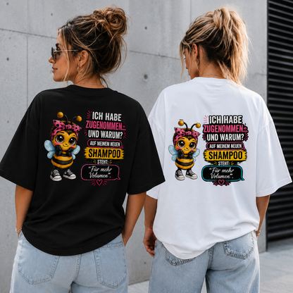 Statement T-Shirt Statement Shirt Biene Shampoo Frontprint & Backprint | Unisex
