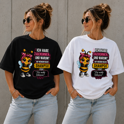Statement T-Shirt Statement Shirt Biene Shampoo Frontprint & Backprint | Unisex