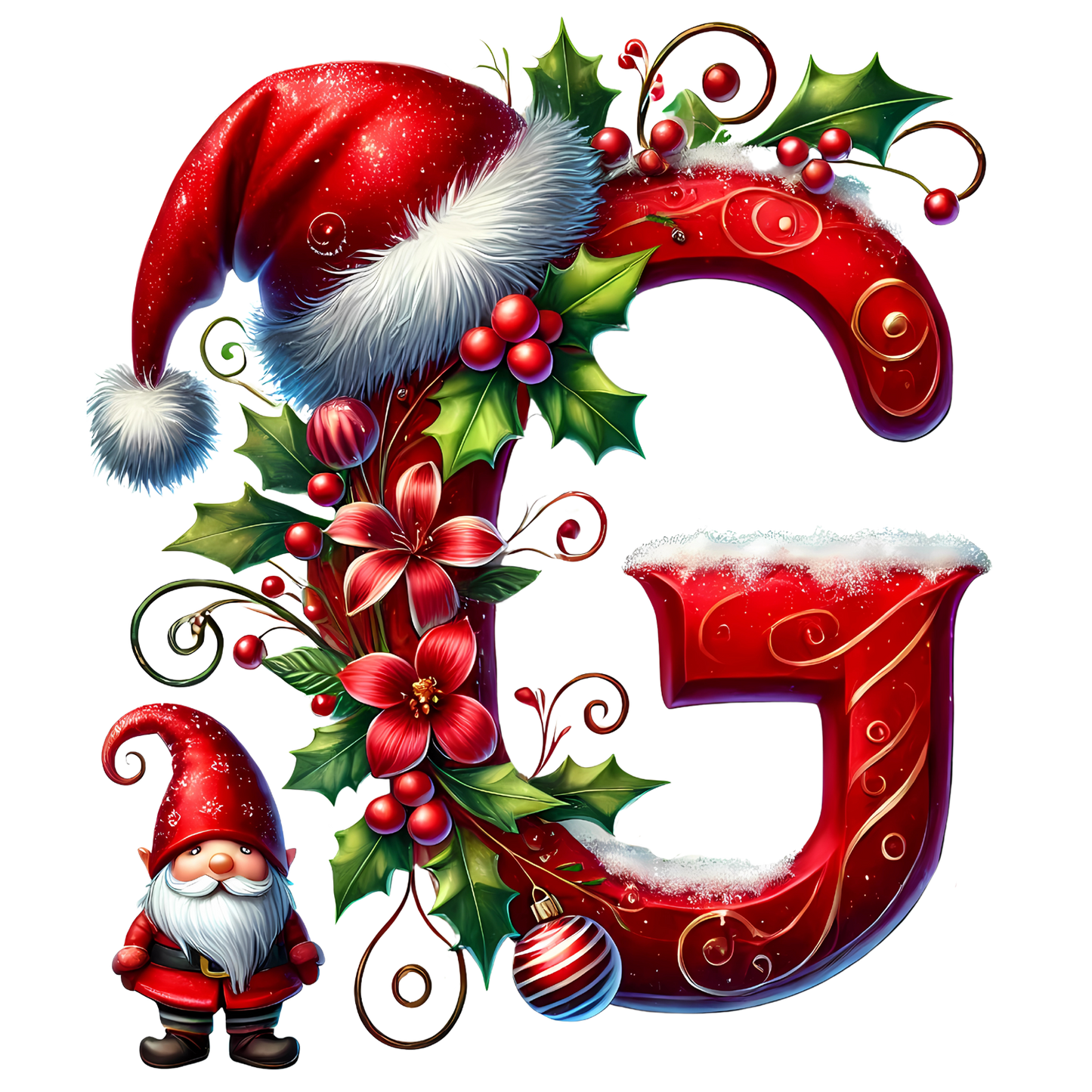 Tasse - Weihnachtstasse Buchstaben A - Z