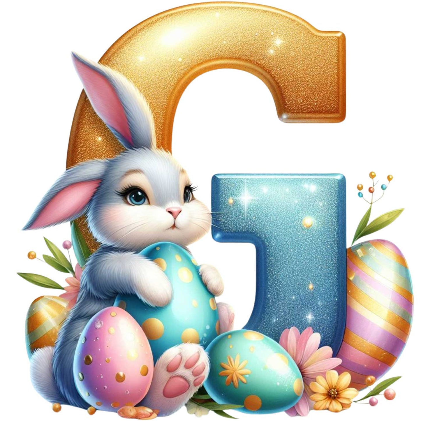 Tasse - Ostern Easter Buchstaben A - Z