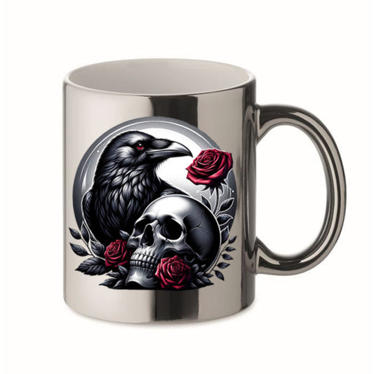 Tasse Chrome Silber - Gothic Valetine