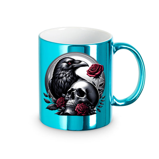 Tasse Chrome Türkis - Gothic Valentin