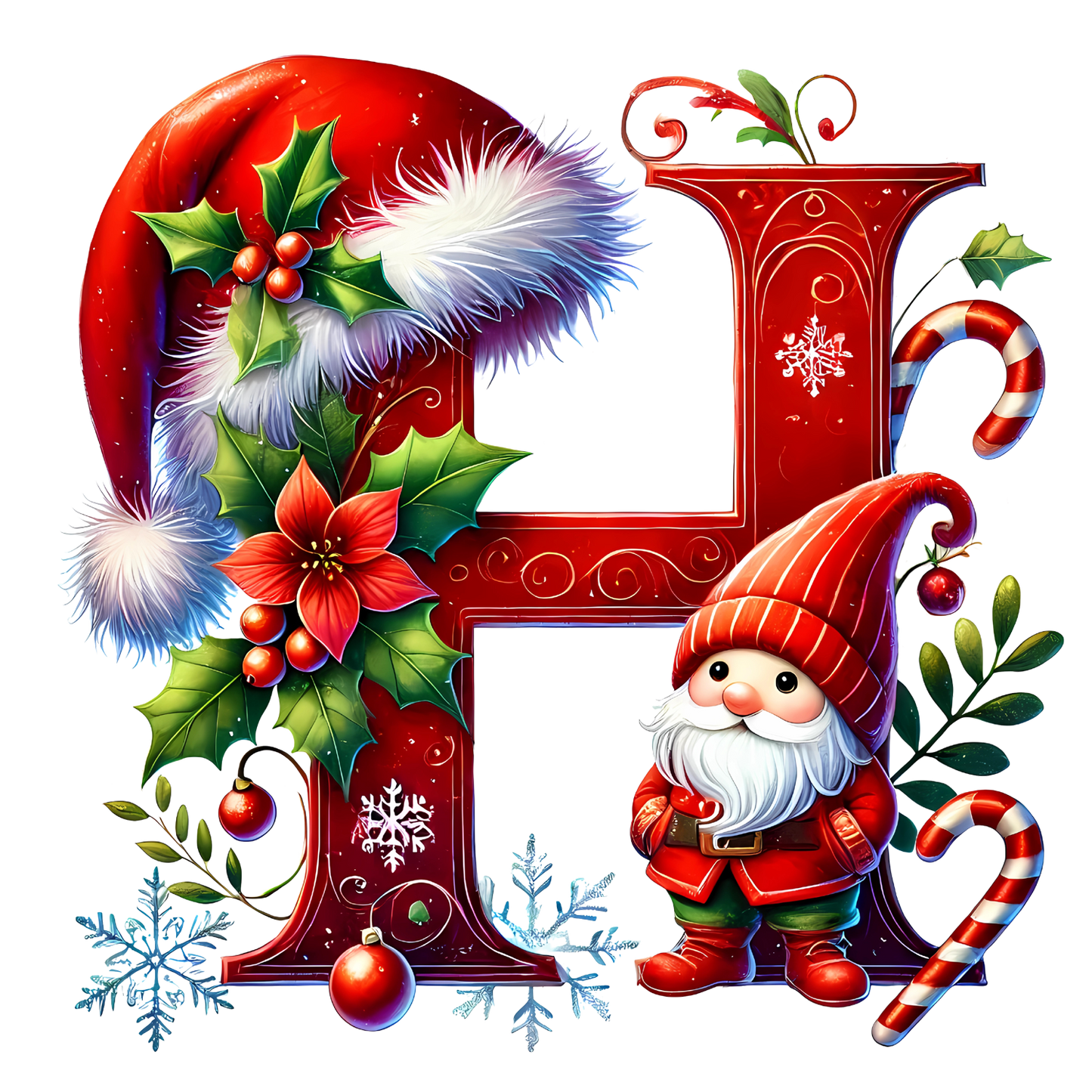 Tasse - Weihnachtstasse Buchstaben A - Z